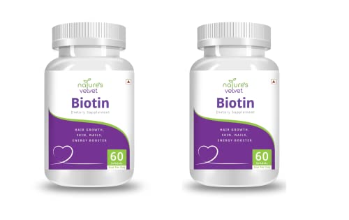 natures velvet Lifecare Biotin, for Healthy Hair, Skin and Nails and Energy, 60 Soft Gels (60+60) (B07WZZL6D5) Amazon Price History, Amazon Price Tracker