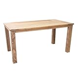 gartentisch rustikal Artikelmaße: ca. 160 x 90 x 75 cm, Artikelgewicht ca. 59 kg