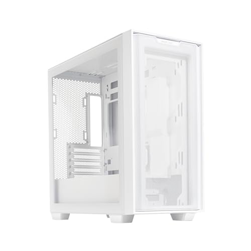 Amazon | ASUS A21 CASE/WHT BTFマザーボード 対応 強化ガラス ミドル