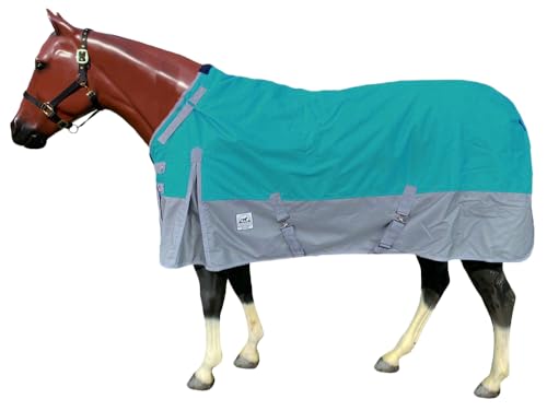 Rugged Ride 1200 Denier Waterproof Adjustable Neck Turnout Blanket