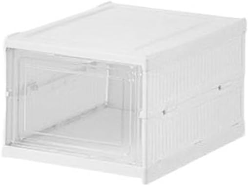 Collapsible Shoe Cabinet Household Plastic Storage Box Removable Installation-Free Integrated Folding Rack(3 Layers)