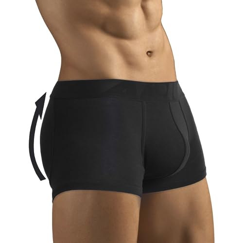 ARIUS Boxer avec Rembourrage Dorsal pour Augmenter Le Volume et la Taille des Fesses -...
