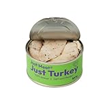 Just Meat Putenbrust Fleischkonserve | 98% Reines Putenfleisch aus Ethischen Betrieben, Große Saftige Stücke, Nur Mit Salz & Pfeffer Gewürzt, Ohne Konservierungsstoffe