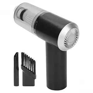 KRIDAY 3 in 1 Portable Vacuum Cleaner Duster Blower Air Pump Wireless Handheld Clean Microscopic dust Like Car, Home,Computer, Laptop, Flower, Mirror Vehicle Interior Cleaner