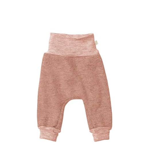 Disana 100% Merino Wool Baby Bloomers Boiled Wool Trousers Pants Diaper Cover 3321 (Rose, 50-56)