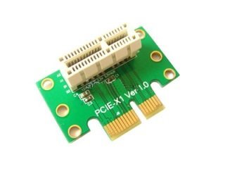 Tenext PCI Express Riser 1U Card x1 Left Single Slot Bracket Adapter(Fullfilled by Amazon Only)