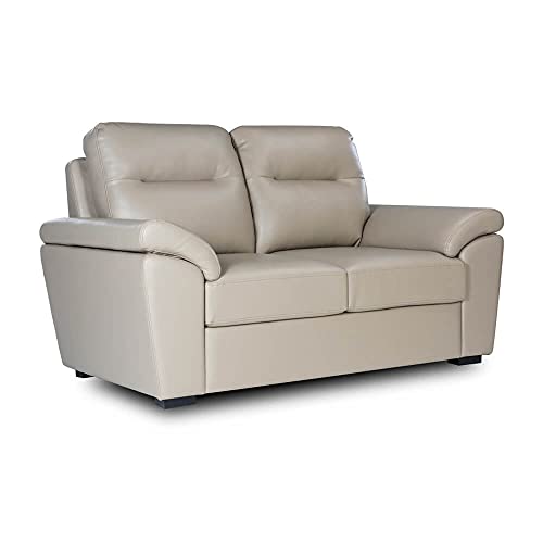 Image of Wakefit Lounger 2 Seater Sofa (Leatherette, Cappuccino Brown)