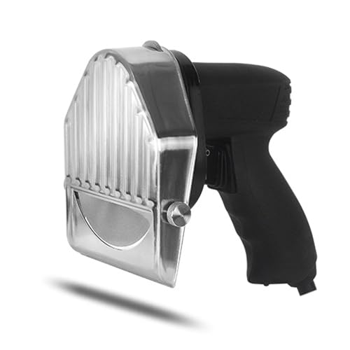 Cuchillo de kebab de acero inoxidable de 120 W, cortador de shawarma, cortador de kebab, cortador de gyros de carne en rodajas, cortador de gyros eléctrico de cocina, diámetro de hoja de 10 cm, para