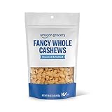 Amazon Grocery, Fancy Whole Cashews, Roasted & Salted, 16 oz (Previously Happy Belly, Packaging May Vary)