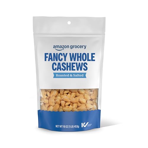 15% coupon - Amazon Cashews, Roasted & Salted, 16 ounce