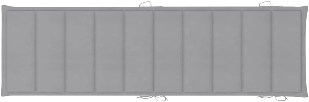 (Fast Delivery) Garden Lounge Chair Cushion,Outdoor Chaise Lounge Cushion,Patio Lounge Cushion,Patio Seat Cushion,Universal Design,with Head Pillow,Sun Lounger Cushion Gray 73.2"x22.8"x1.6"