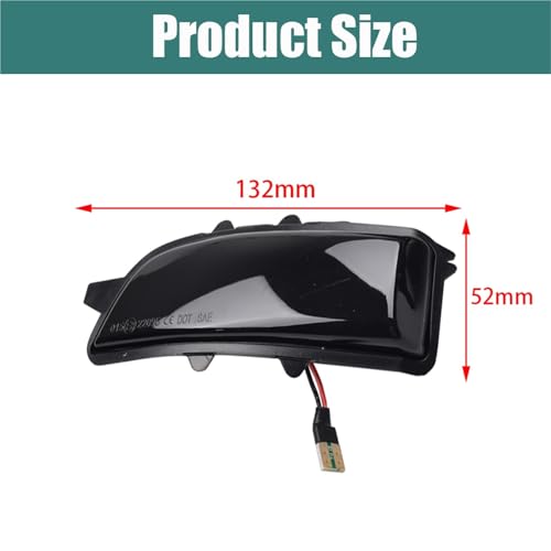 Clignotant dynamique rétroviseur résout angle mort Volvo C70 V40 V50 V70 - 3
