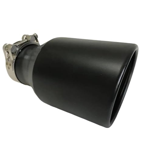 Embouts d'échappement silencieux voiture universel 66mm-101mm en acier inoxydable noir