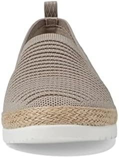 Skechers BOBS Women's 113245 Ballet Flat, Taupe, 7 | Image 5