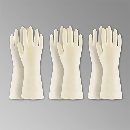 BOOMJOY Cleaning Gloves, Reusable Rubber Kitchen Gloves Heavy Duty for Cooking, Washing Kitchen