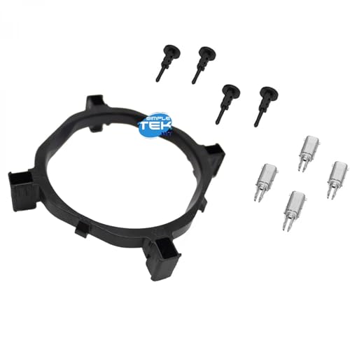 Soporte de montaje SIMPLETEK para ventilador de procesador compatible con socket 115x y 1200 4