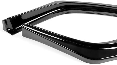 3 Pieces R-Style Front Bumper Lip Spoiler Splitter Side Body Kit Trim Protection Compatible with 2008-2015 Mitsubishi Lancer Evolution EVO X, 2009 2010 2011 2012 2013 2014 (Painted Black)