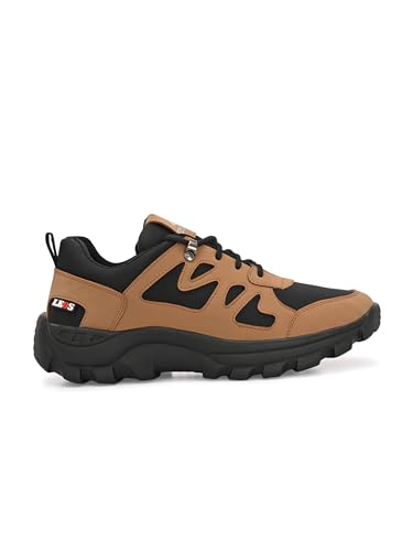 Image of Leo's Fitness Men's Water Resistant Outdoor Trekking Shoe, Lace-Up Trail Running Sports Sneakers, Hiking Shoes for Men