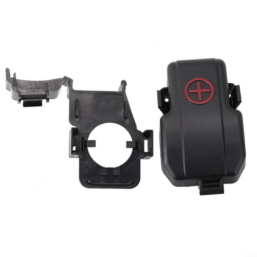 Comgooldool Tapa de terminal positivo de batería para Hyundai Santa Fe 2006-2012 Elantra HD, pieza de repuesto de plástico 91971-2B370 Negro