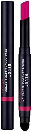 [REDDY] Real Scene Matte Lipstick 1.8g / Vivid Long-Wearing Matte Fit Lipstick with Soft Smudging Cushion Tip (#8 Yarrow)