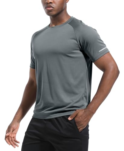 Boyzn 1, 3 or 5 Pack Men's Workout Running Shirts, Dry Fit Moisture Wicking T-Shirts, Sports Gym Athletic Short Sleeve Shirts - Image 3