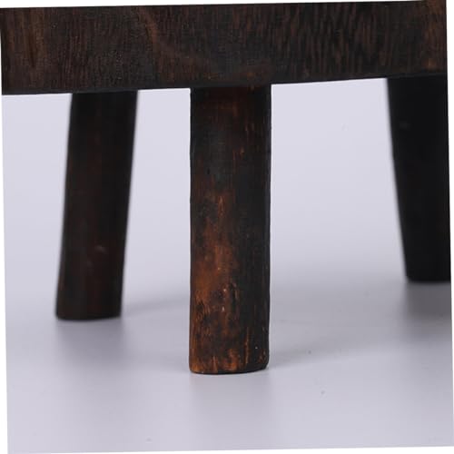 Mini tabouret en bois pour plante stable contre humidité
