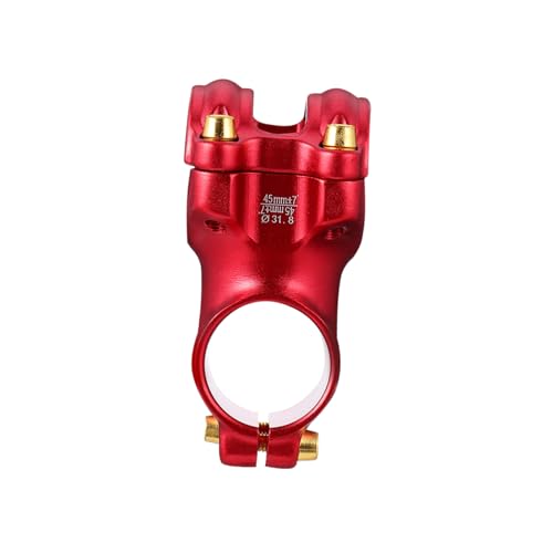 SOPOTUTU Potencia Manillar Bicicleta Montaña Elevador CNC Resistente Rojo Fácil Instalación para Ciclismo Profesional