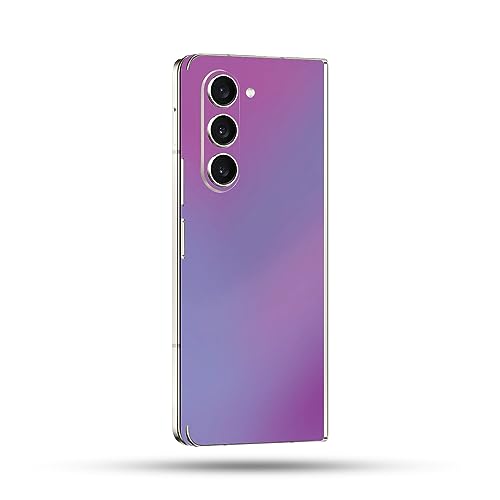 Image of MightySkins Skin Compatible with Samsung Galaxy Z Fold 5 Full Wrap - Purple Fog | Protective, Durable, and Unique Vinyl Decal wrap Cover | Easy to Apply, Remove, and Change Styles | Made in The USA