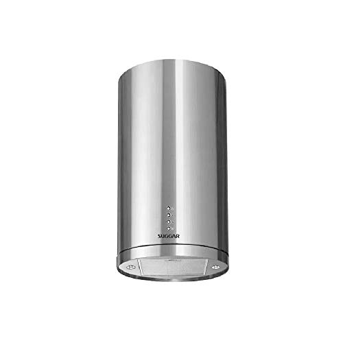 SUGGAR COIFA ILHA REDONDA QUARTZO INOX 35CM 110V TP3521IX