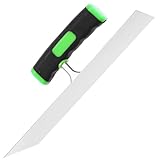 BUGUUYO Edelstahl Flächenspachtel Profi Putzkelle mit Ergonomischem Griff für Zement Trockenbau und Gipserarbeiten Langlebig und Vielseitig Einsetzbar