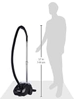 Amazon Basics Staubsauger mit Beutel, leistungsstark, für Hart- und Teppichböden, HEPA-Filter, mit Geschwindigkeitskontrolle, 700 W, 3.0 L, EU, Schwarz – Ansicht 9
