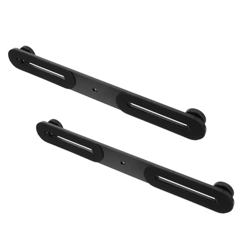 Garneck T-type Microphone Stand for Camera Flash Bracket Adjustable Microphone Bar Dual Mount Extension Bar Screw for Flash Light Camera