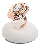 anillo camafeo italiano  Fantasy coral Anillo de plata 925 con camafeo 10 x 14 mm