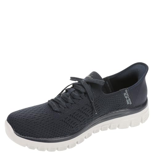 Skechers Women's Graceful - First Blush Hands Free Slip-Ins, Navy, 7.5 by Skechers - Used condition - Image 4