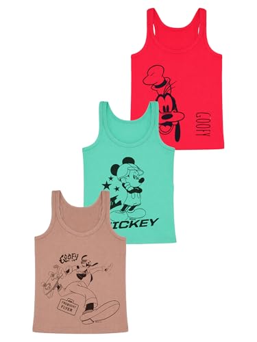 Image of BODYCARE Kids Boy's Regular Fit Vest | 100% Cotton| Skin Friendly | Lightweight | Sleeveless Designs | Cartoon Character | Pack of 3 Print