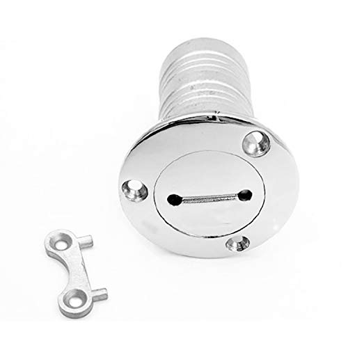 Dek Fill/Filler Keyless Cap 1-1/2" Fuel Marine 316 roestvrij staal Boot Marinier Hardware Accessoires - Image 3
