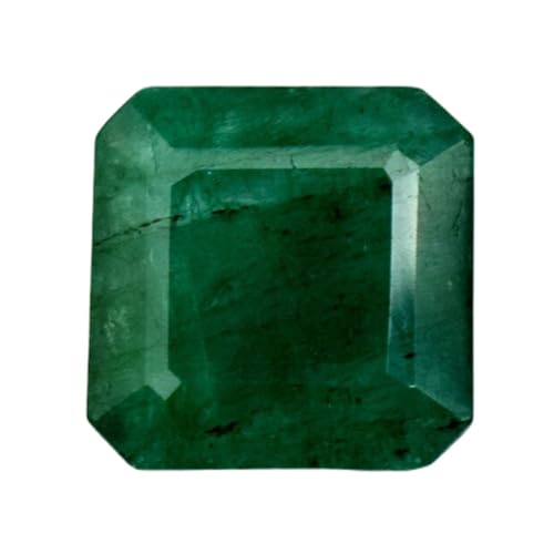 Émeraude naturelle coussin 10.86 mm pierre précieuse en vrac pour bague