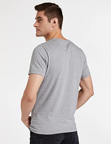 Image of Amazon Brand - Symbol Men Cotton Solid Round Neck Regular Fit T-Shirt (Pack of 5)