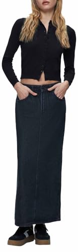 Jupe en jean pour femme LTB Jeans gris en coton idéale pour le quotidien