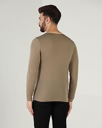 Image of INKKR Regular Fit Style V-Neck Full Sleeve T-Shirts for Men