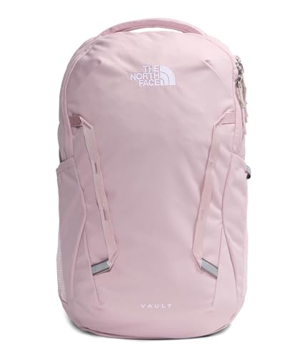 Image of The North Face Women's Vault Everyday Laptop Backpack - Commuter Travel Bag, Water-Repellent, Spacious Main Compartment, Metal Pink, One Size