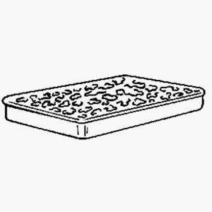 NDS 11-5/8 in. W x 16-13/16 in. H Rectangular Valve Box Cover Green