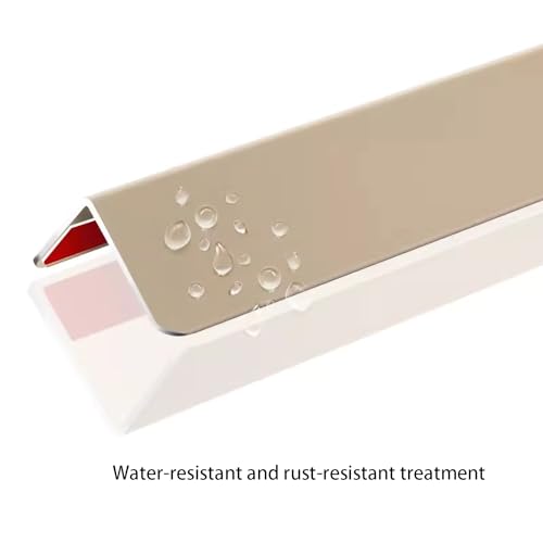 Protector de pared de esquina de aleación de aluminio en forma de L para rodapié de 1 metro 4