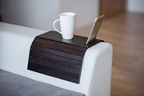 Bandeja madera sofá protectores reposabrazos, sofá