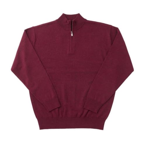 Men's 1/4 Zip Solid Sweater