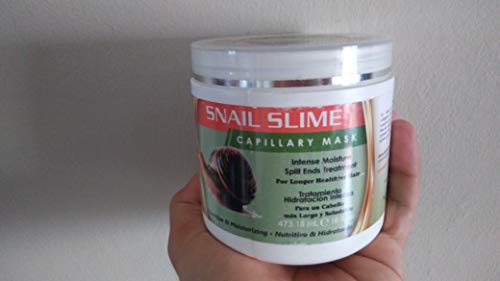 Baba de Caracol Snail Slime Hair Treatment Natural Cosmetics from Dominican Republic Set of 2, 16 oz Each