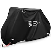 Bike Safety Lab Thick Bicycle Cover Series 600D/Ripstop/420D Adult Bicycle/18-22" Kids Bicycle Front and Rear Lock Hole Waterproof PU Coating UV Protection Wind Fly ...