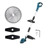 Cordless Brushless Weed Wacker Compatible with Makita 18V Battery - 9-Inch Grass...