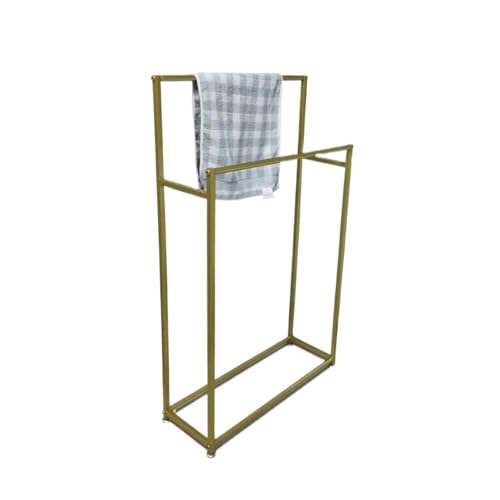 FGXHHS Toallero Multifuncional de pie - Moderno Perchero de Metal para secar Ropa en el baño y la Piscina, pequeño Soporte Negro para casa, Oficina y Viajes