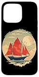 Hülle für iPhone 15 Pro Max Segelschiff Porträt Bootfahren Segelausbildung